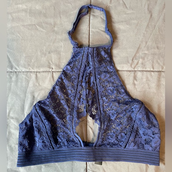 Dark blue (navy) Victoria’s Secret halter bra - Picture 1 of 5